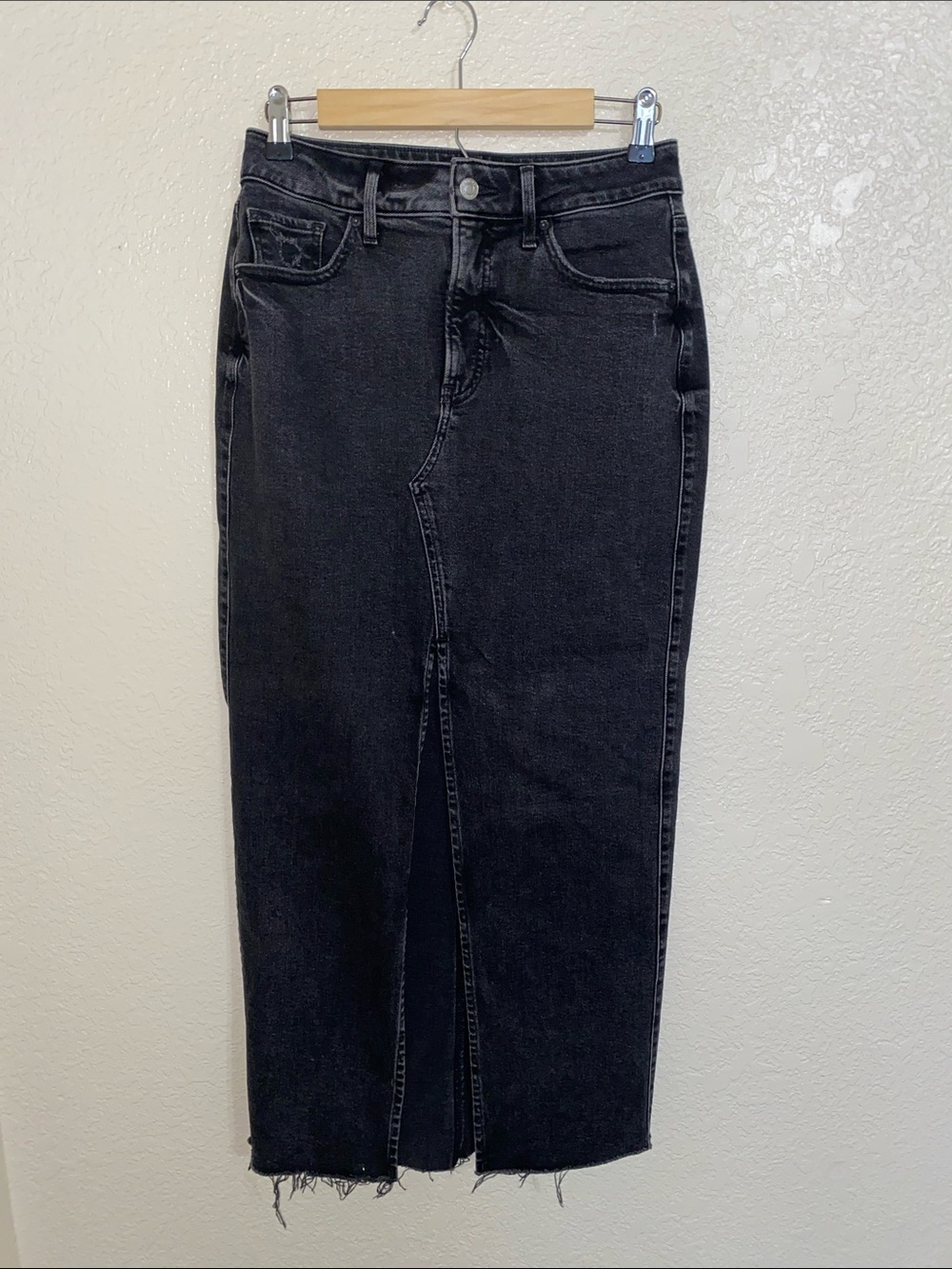 Express Black Straight Leg Jeans